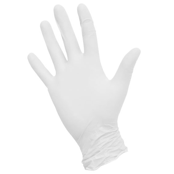 Перчатки нитриловые NitriMax белый p.M 50пар